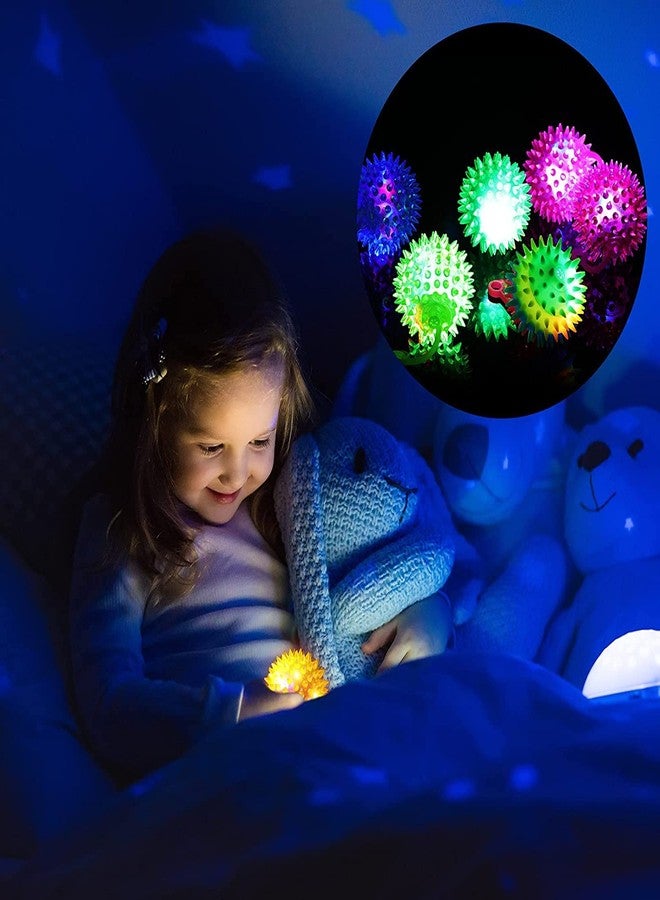 SSKR عبوة من كرتين مضيئتين بإضاءة LED متعددة الألوان للأطفال - مقاس 75 مم | هدية تذكارية لأعياد الميلاد - Image 2